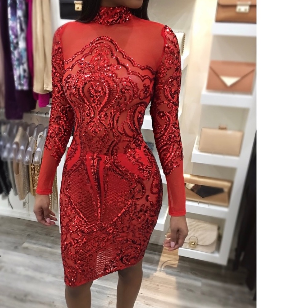 Women sequin dress